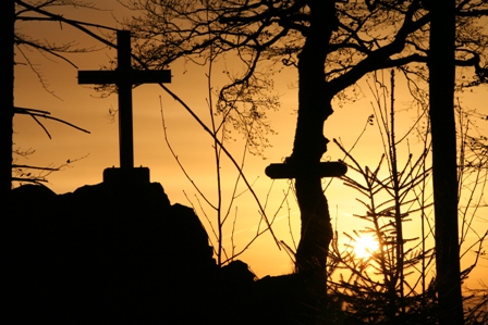 Gläsernes Kreuz am Voithenberg